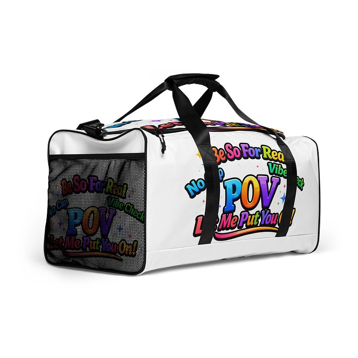 Vibrant Expressions All-Over Duffle Bag product image (2)