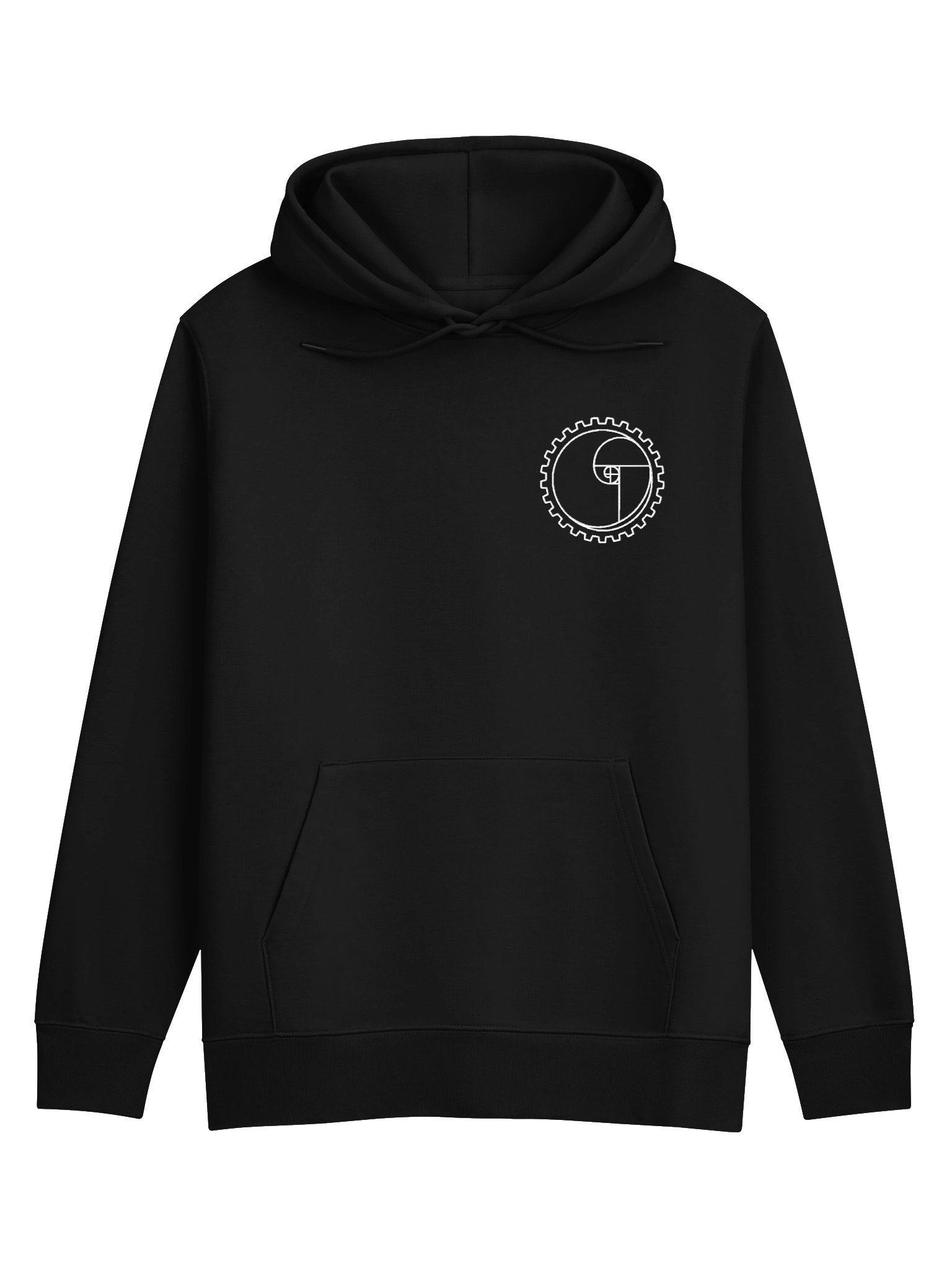 Embroidered Logo Hoodie - Black product image (1)