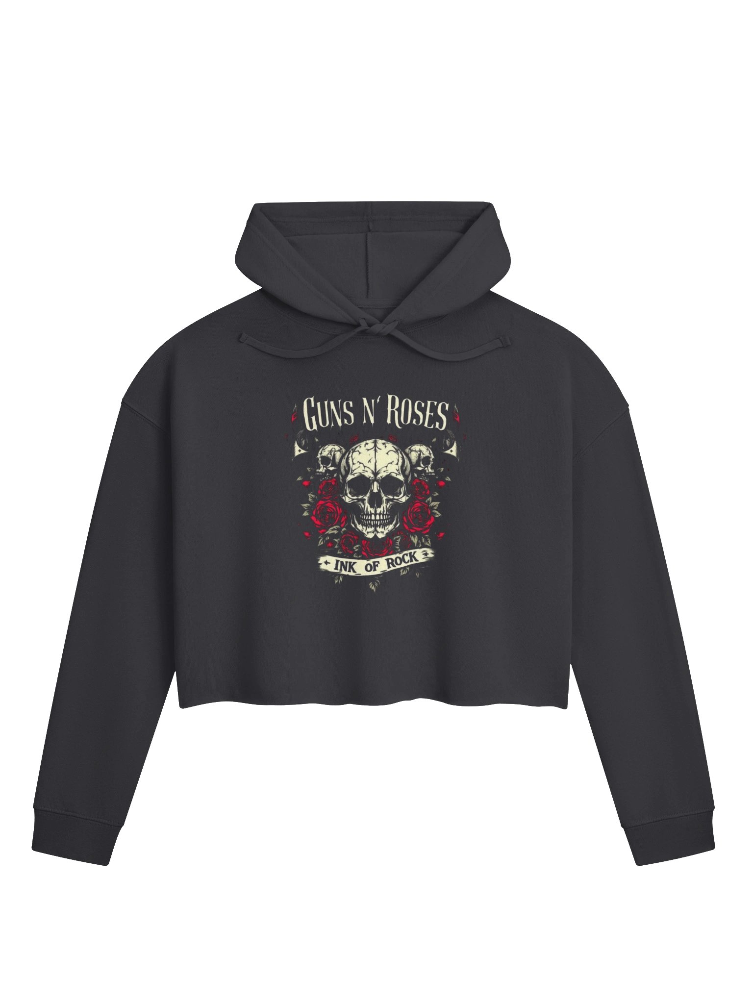 Guns N’ Roses Ink of Rock Cropped Hoodie product image (1)