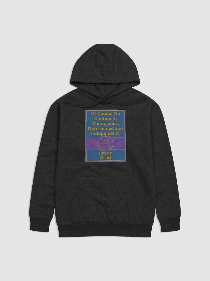 Of Course I’m Aries Zodiac Sign Hoodie, Zodiac Sign Vibes Hoodie, Aries Hoodie, Astrological Hoodie product image (1)