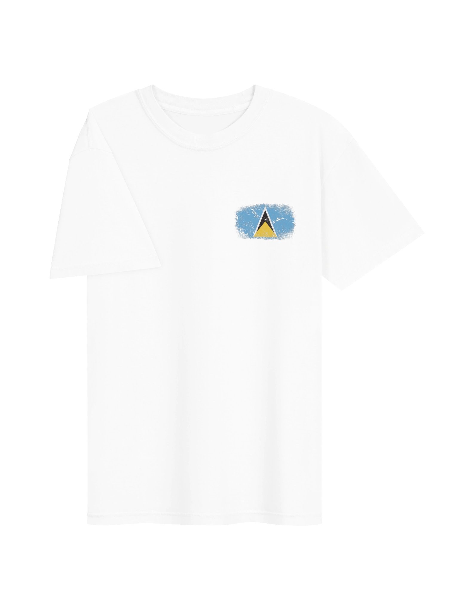 Saint Lucia Flag Streetwear Tee product image (75)