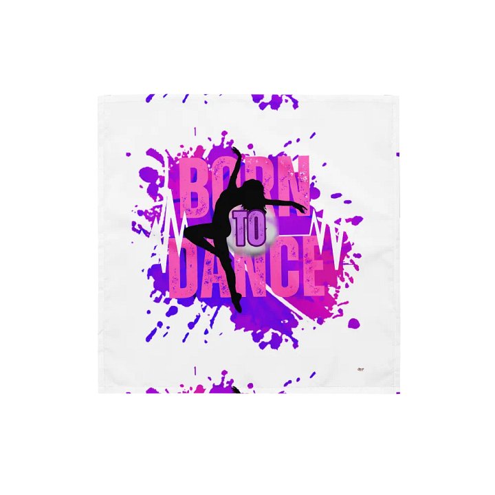 Born to Dance Her Silhouette Full Print Bandana product image (1)