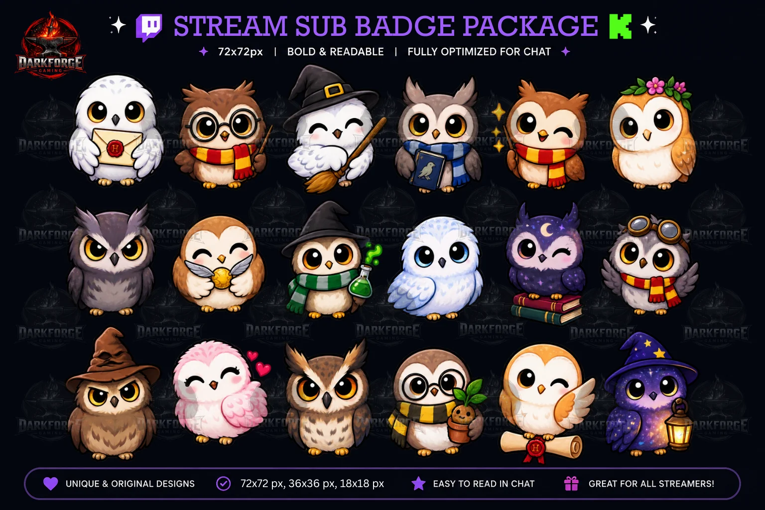 Owl Sub Badges product image (2)