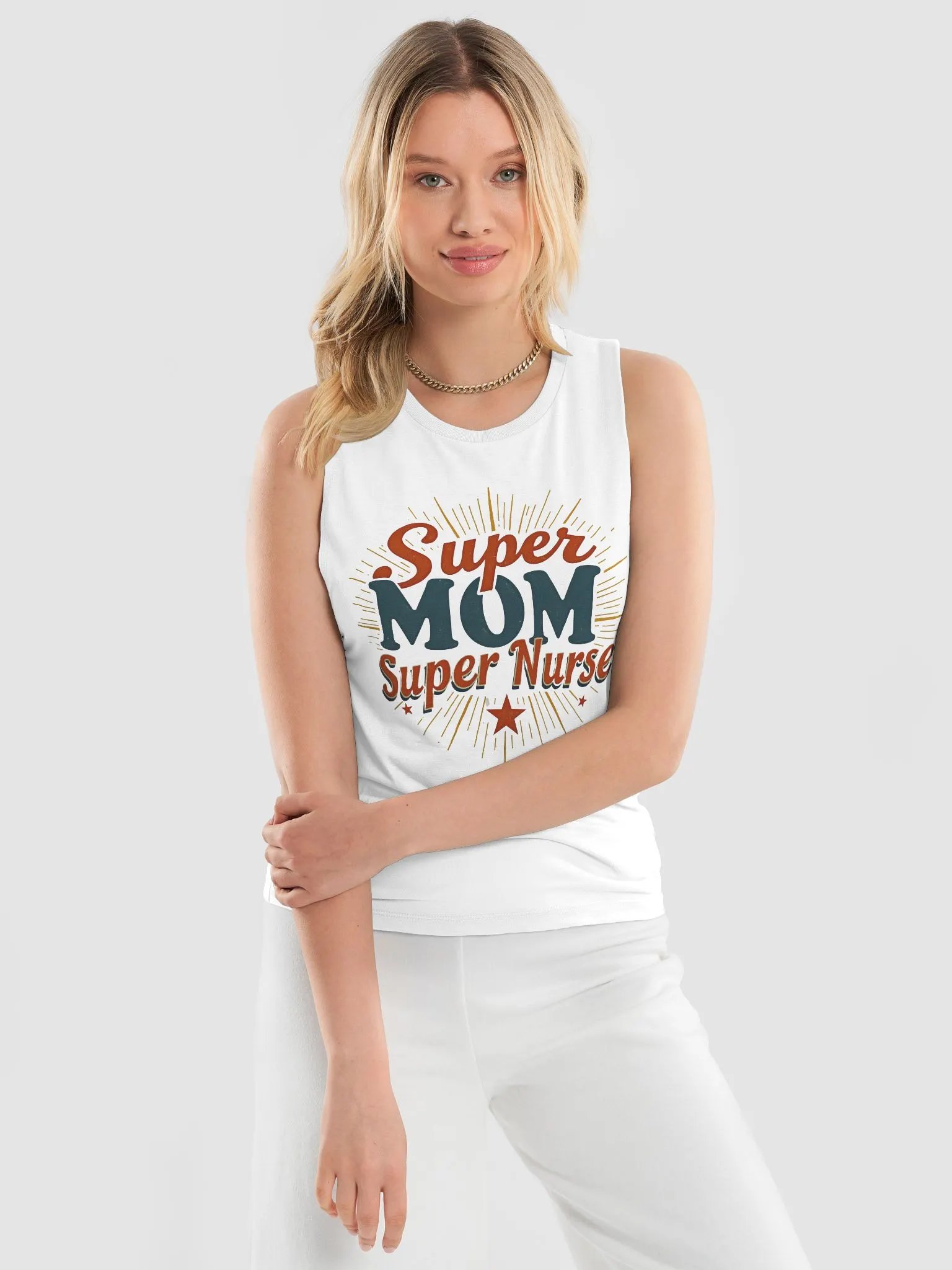 Super MOM, Super Nurse Flowy Muscle Tank product image (15)