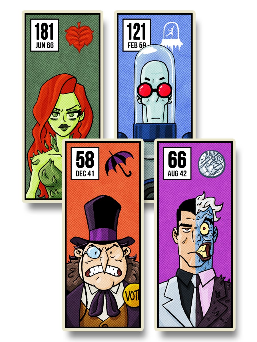 Bat Villains Sticker Pack product image (1)