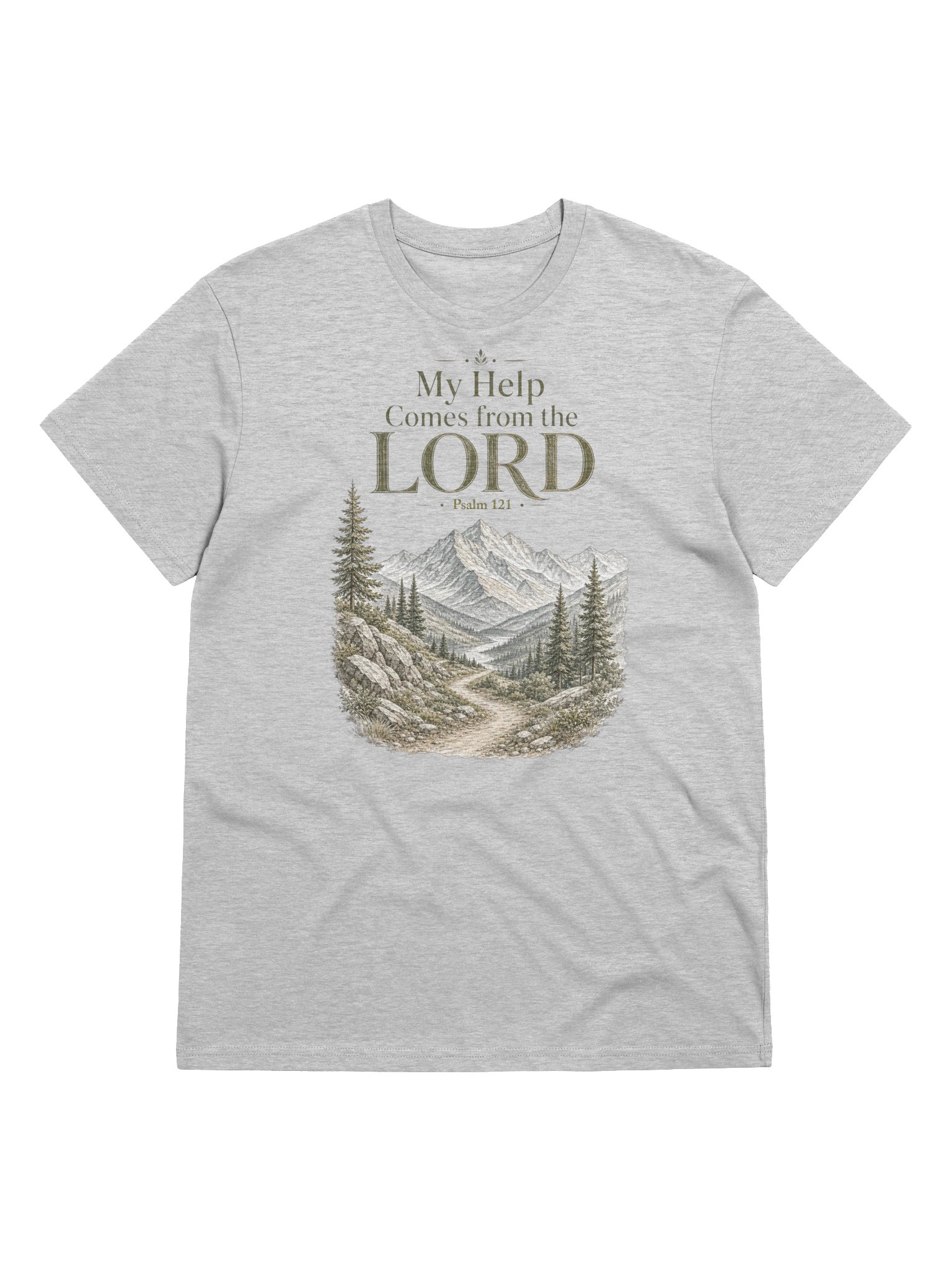 Psalm 121 My Help Comes from the Lord Christian T-shirt product image (2)
