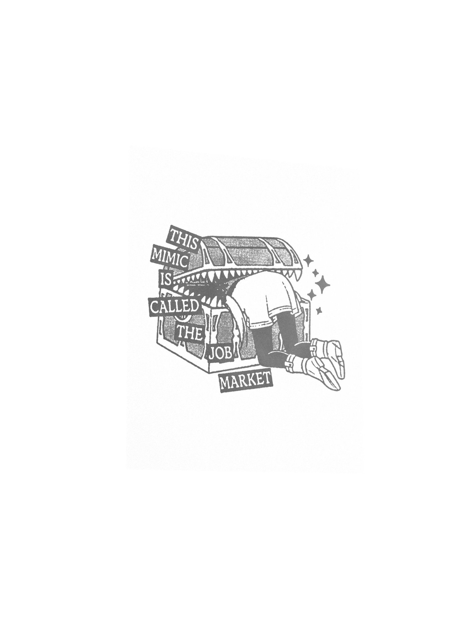 JOB MARKET ! Art Print. product image (3)