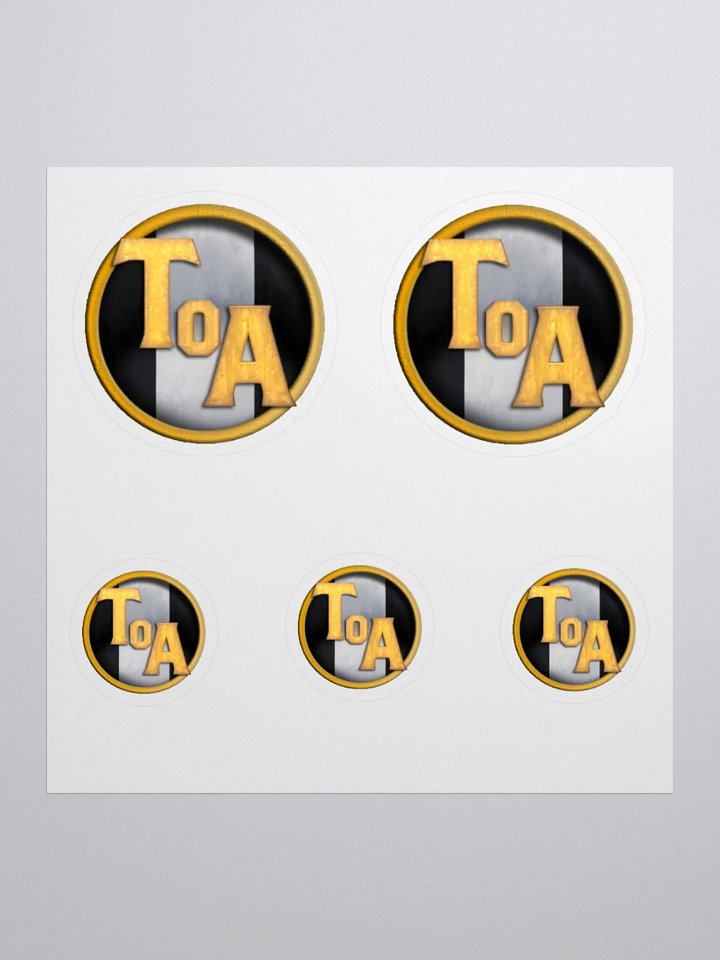 Tournament of Ages - Small Logo - Sticker Sheet product image (1)