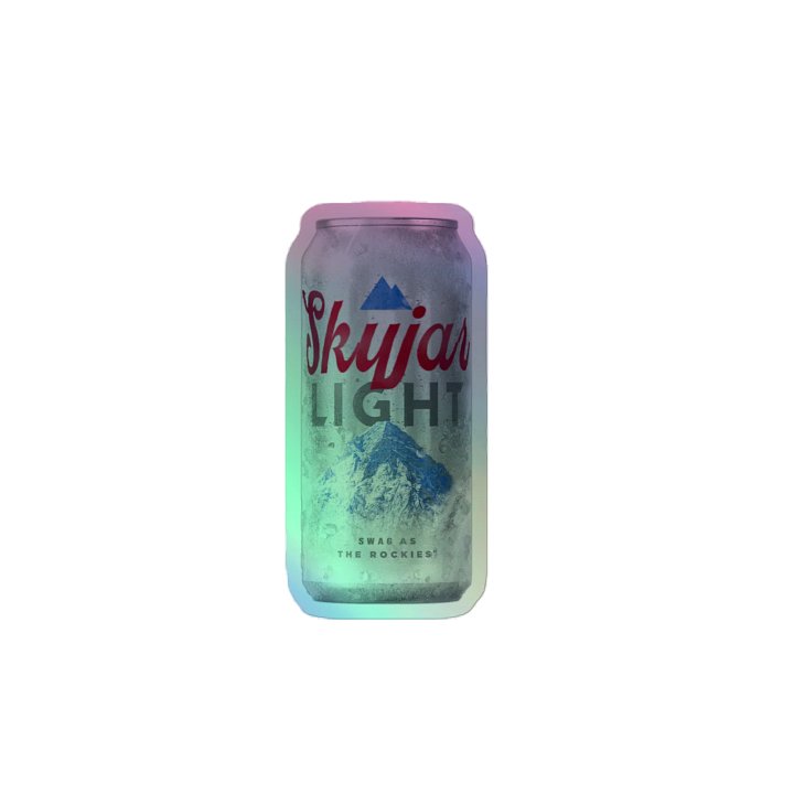 SkyJar Beer Foil Sticker product image (2)