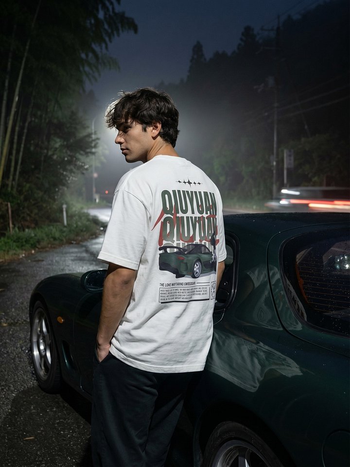Qiu Yuan JDM T-Shirt (Light Colors) | Wuthering Waves Anime Streetwear product image (1)