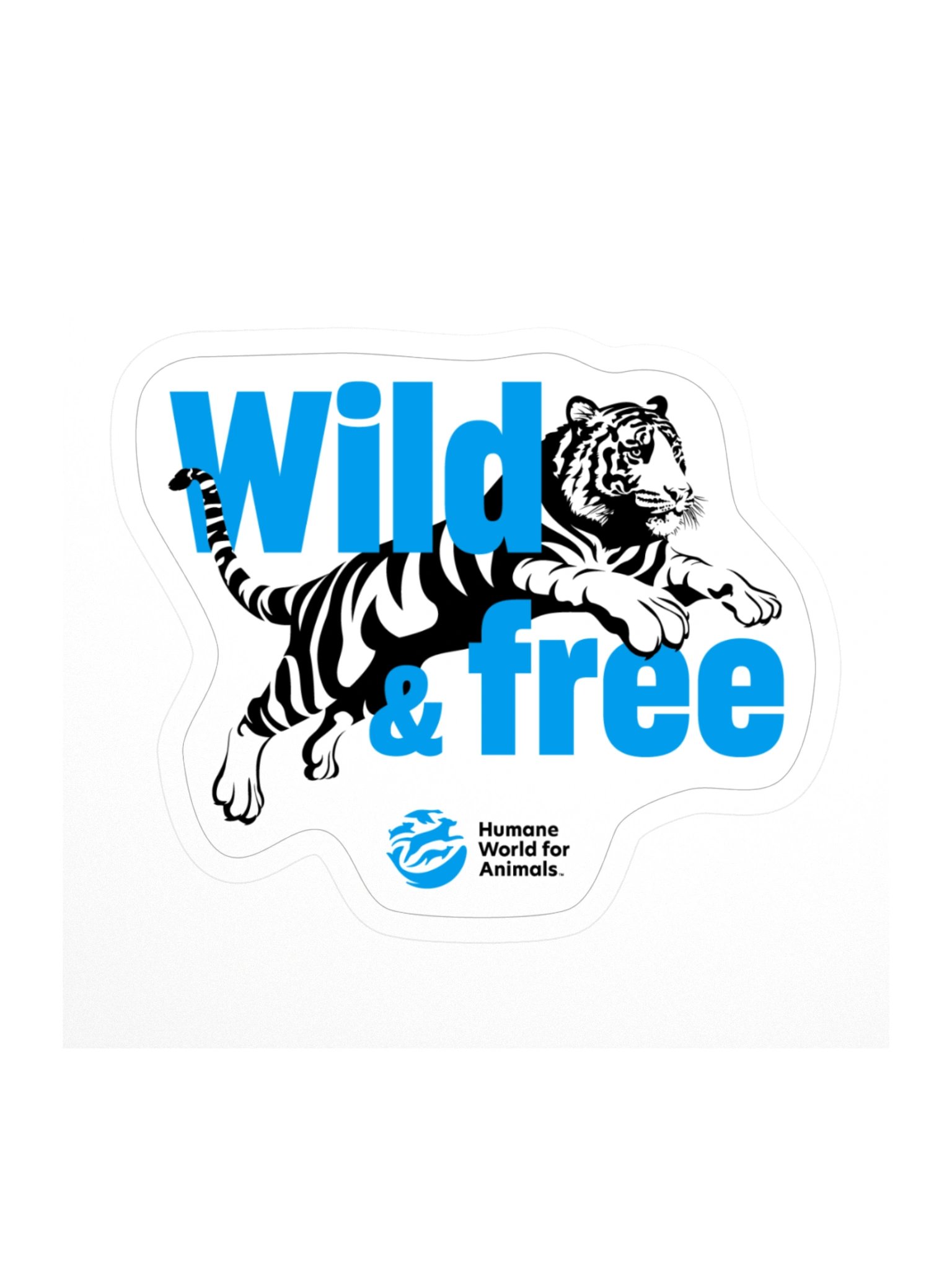 Wild & Free Tiger - Sticker product image (2)