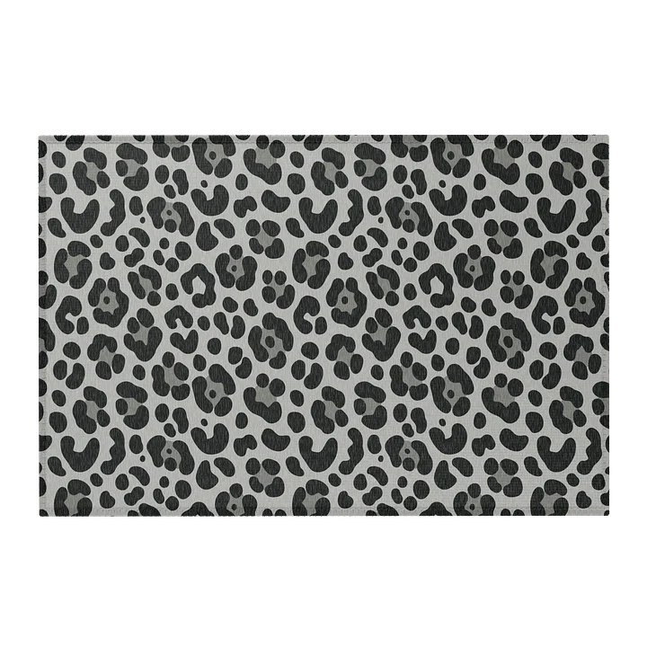 Bold Dark Leopard Print Area Rug for Home Decor product image (2)