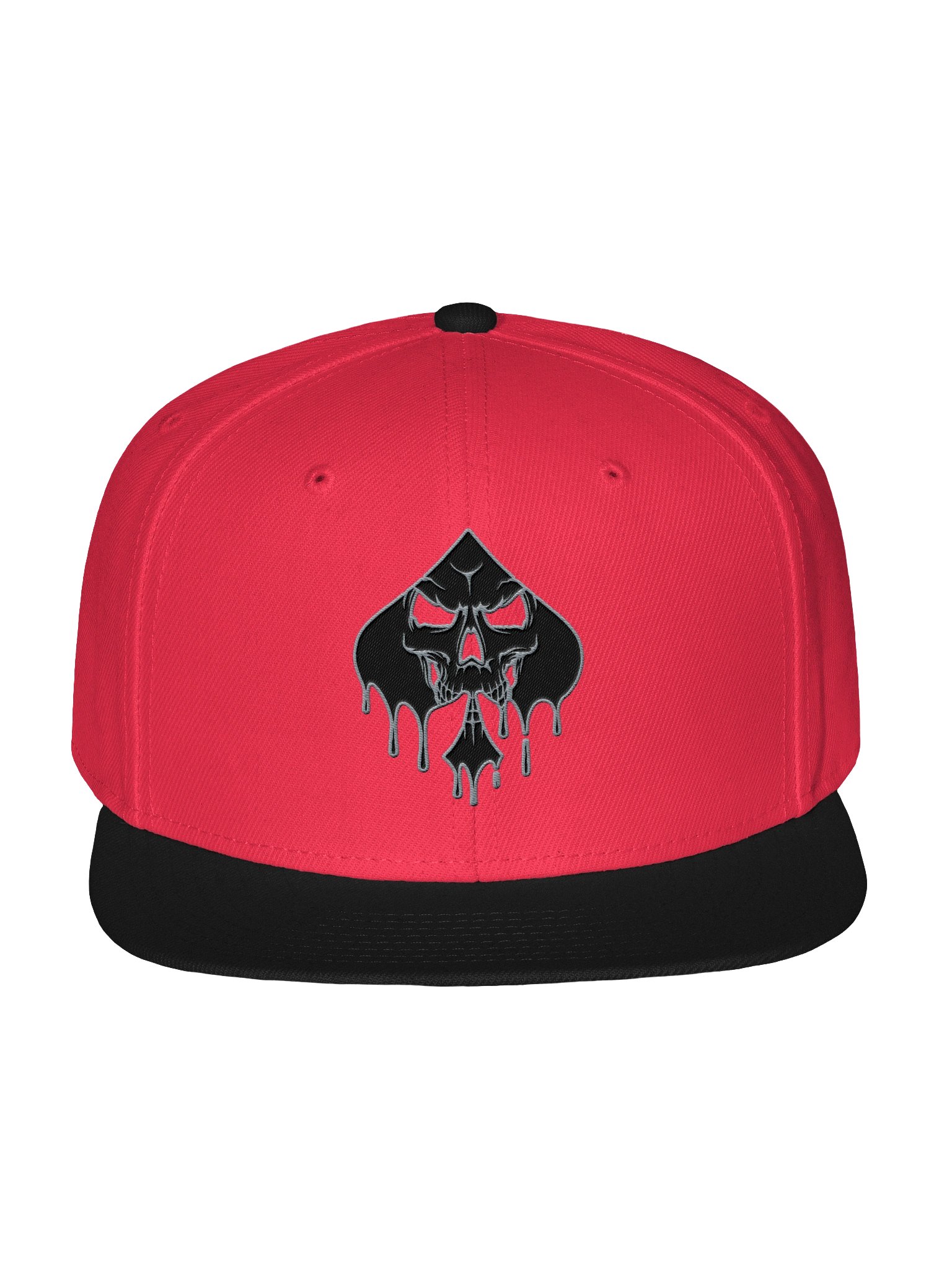 Skull Spade Embroidered Snapback product image (17)