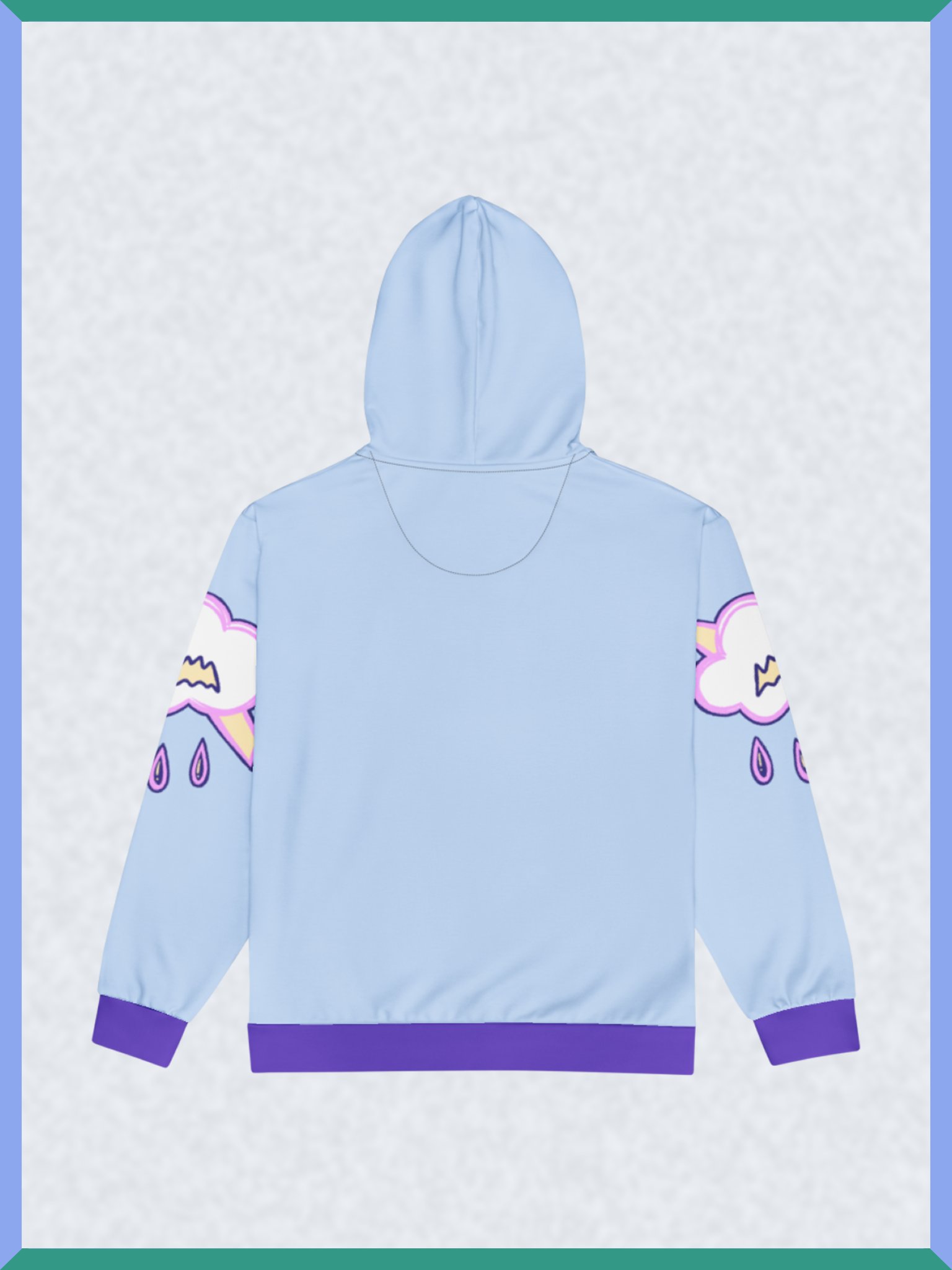Baby Rage Pink Pocket - Zipper Hoodie product image (2)