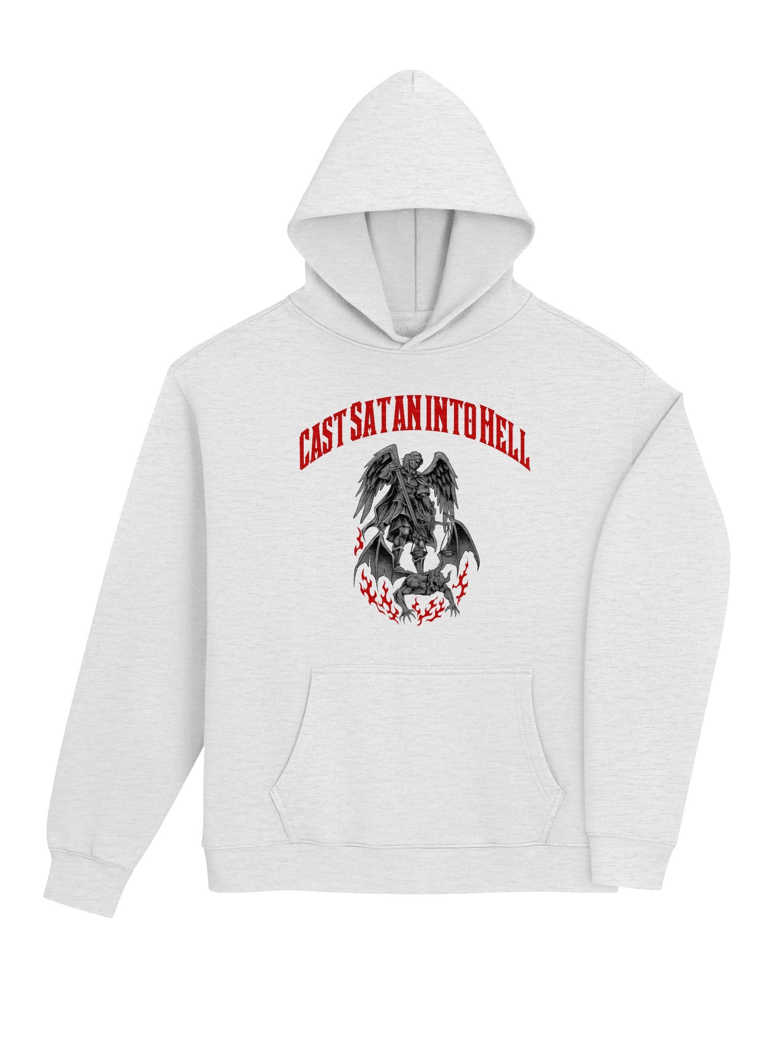 Cast Satan into Hell Metacore Saint Michael NEW - Oversized Hoodie Front product image (61)