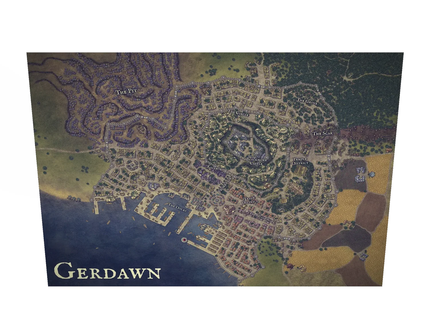 Gerdawn Map Poster product image (2)