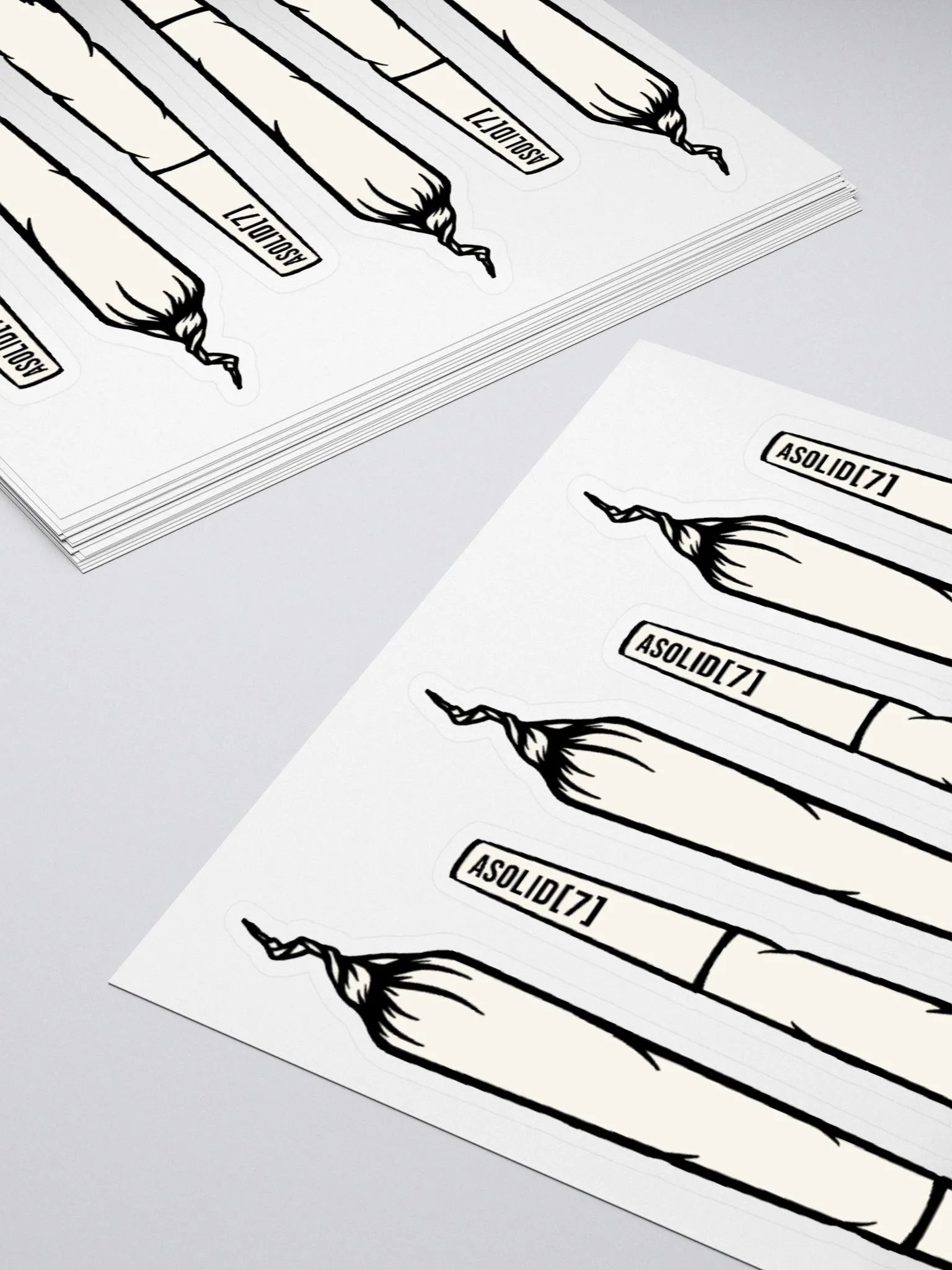 ASolid[7] Joint Stickers (Lit & Unlit Duo) - Plain product image (4)