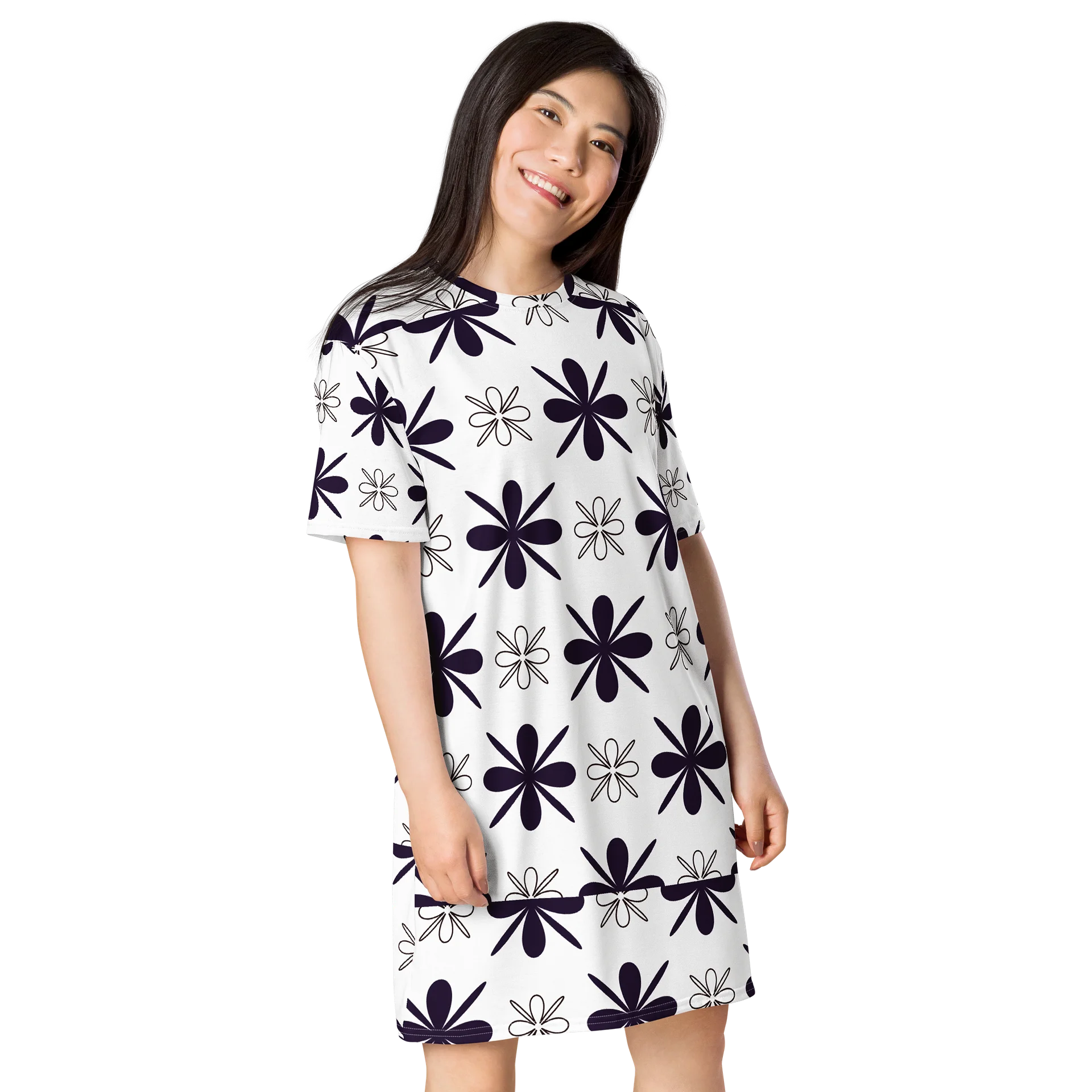 Women All-Over Print T-Shirt Dress product image (4)