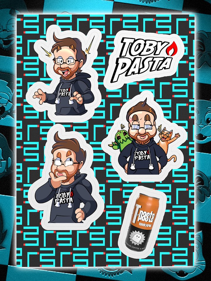 TobyPasta Sticker Set #1 product image (1)
