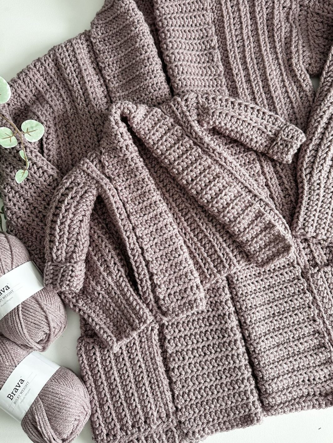 Cuddly As A Cloud Cardigan Crochet Pattern product image (2)