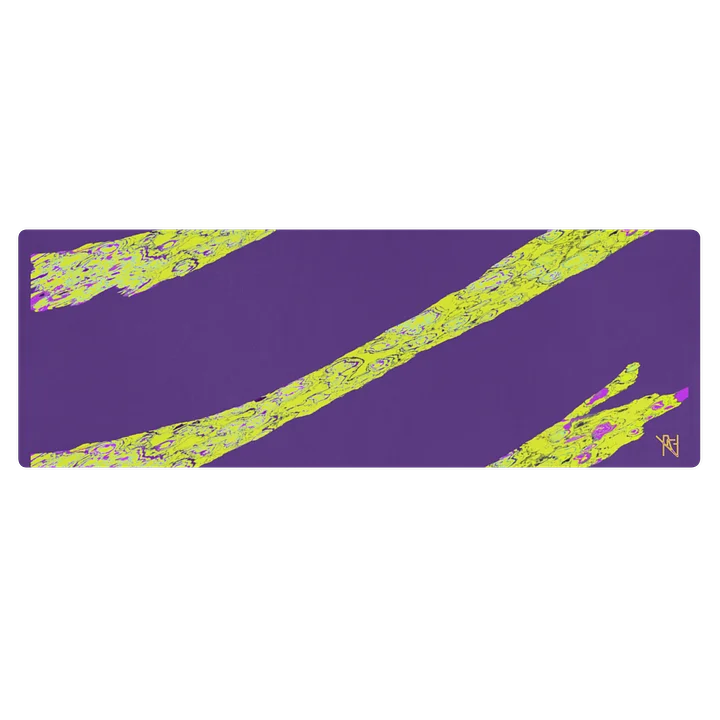 Dorn Yoga Mat Yellow on Purple product image (1)