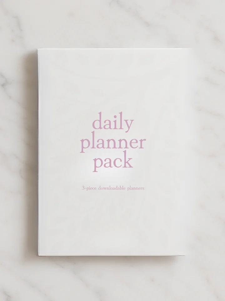 Root & Ritu Daily Planner Pack | 3 Printable Planning Pages for Wellness, Manifestation & Reflection product image (1)