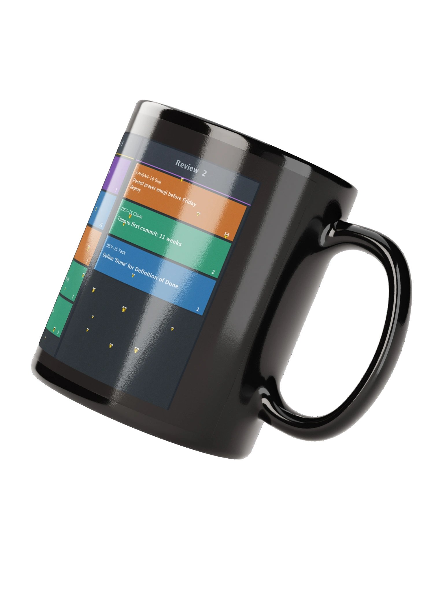 Bees have Entered the Sprint Full Board Mug Blk product image (7)