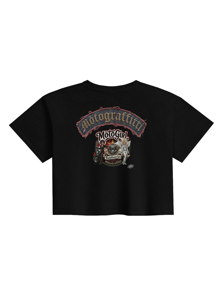 MötoGraffitti MötoGirl Patched Crop Top product image (2)