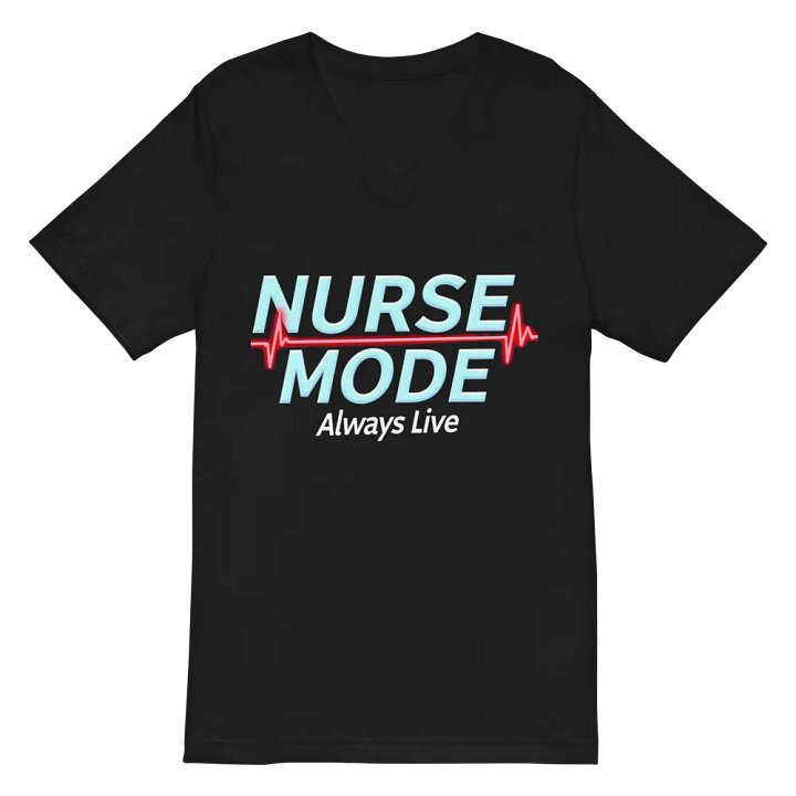 NURSE MODE Always Live V-Neck Tee product image (2)