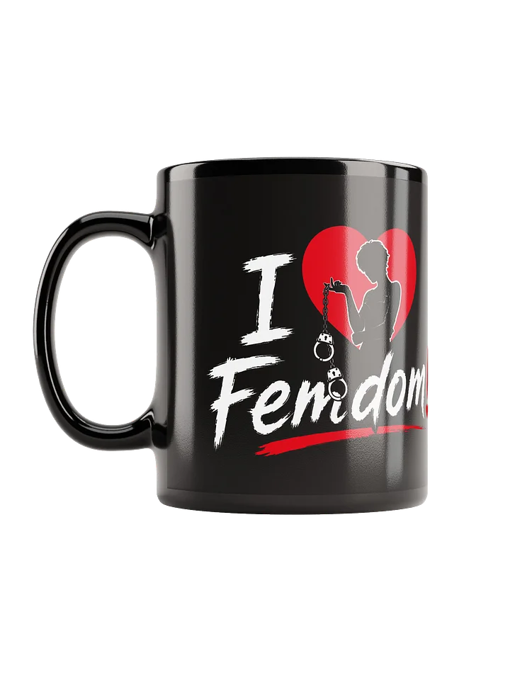 I Love Femdom! – Gothic Heart Kaffeetasse product image (1)