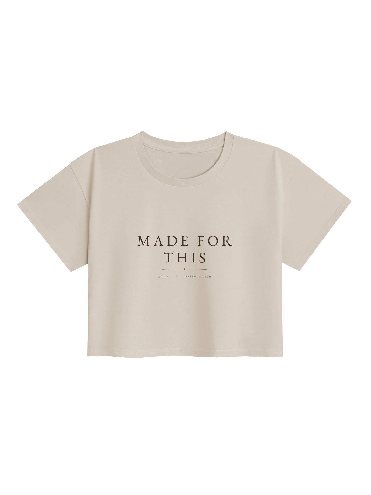 MADE FOR THIS Crop — Bone product image (1)