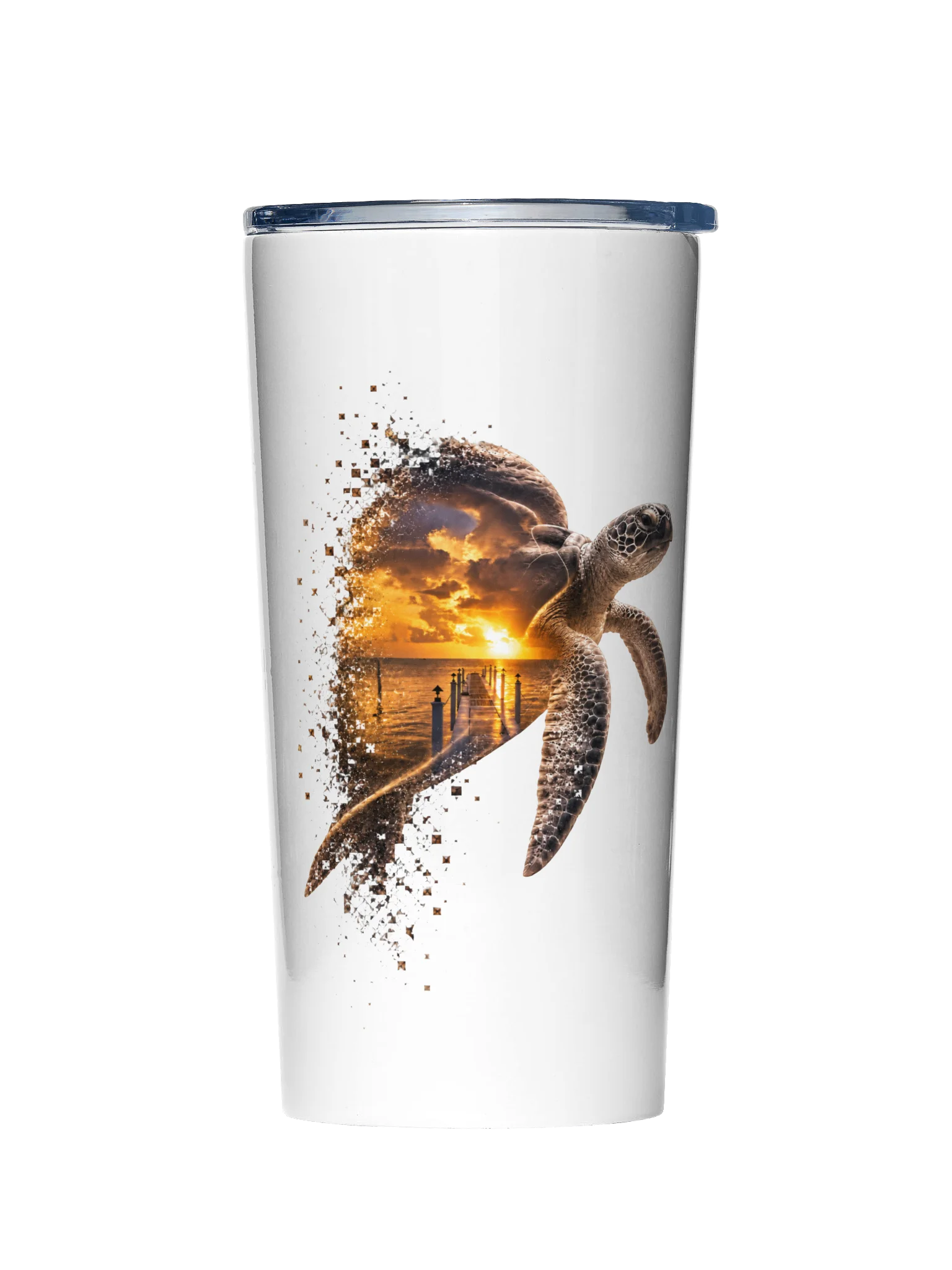 Sea Turtle 20 oz Stainless Steel Tumbler - Keys Collection: Dock Edition product image (1)