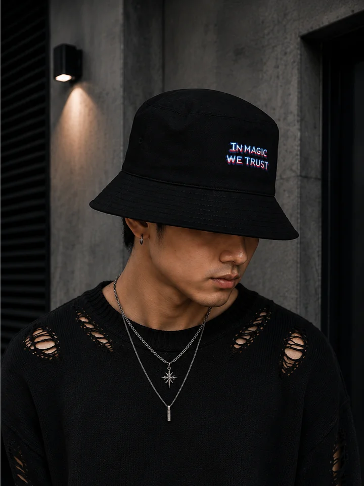 In Magic We Trust Reversible Bucket Hat product image (1)