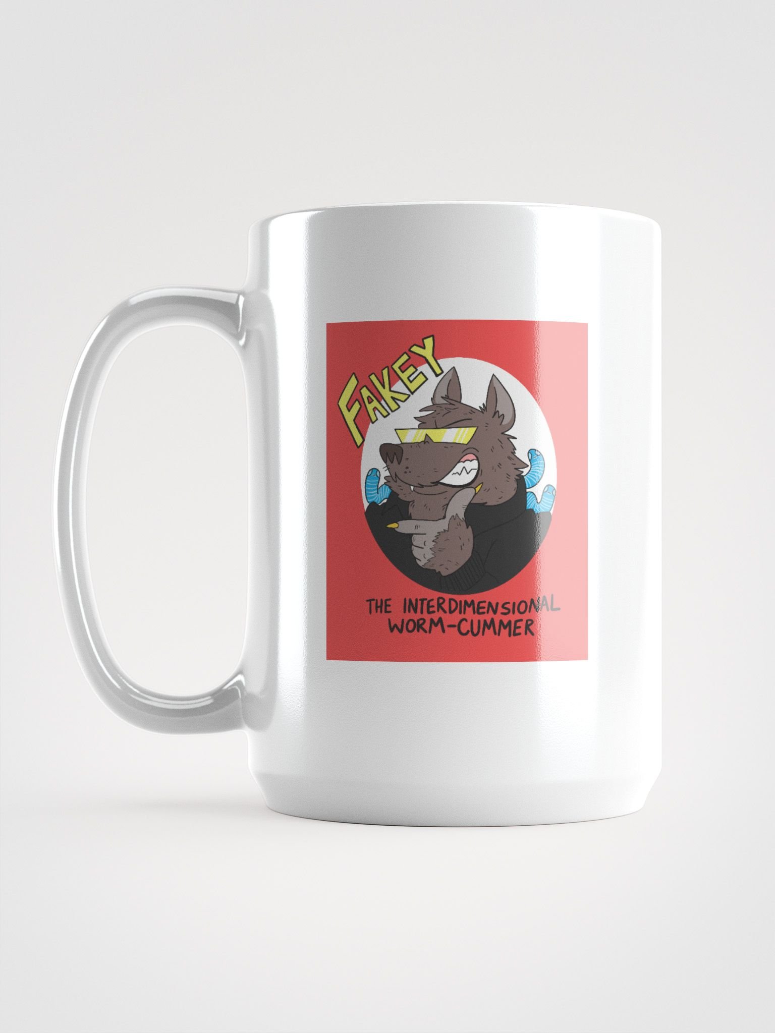 Fakey the Interdimensional Worm-Cummer Mug product image (1)