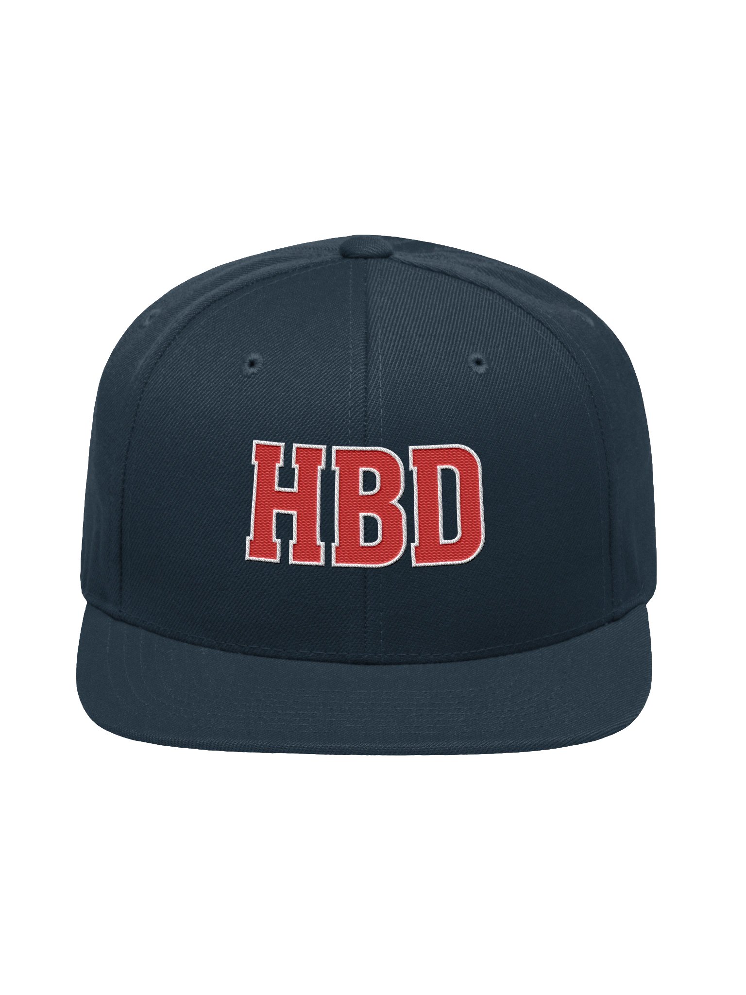HBD Yupoong Wool Style Blend Snapback Cap product image (1)
