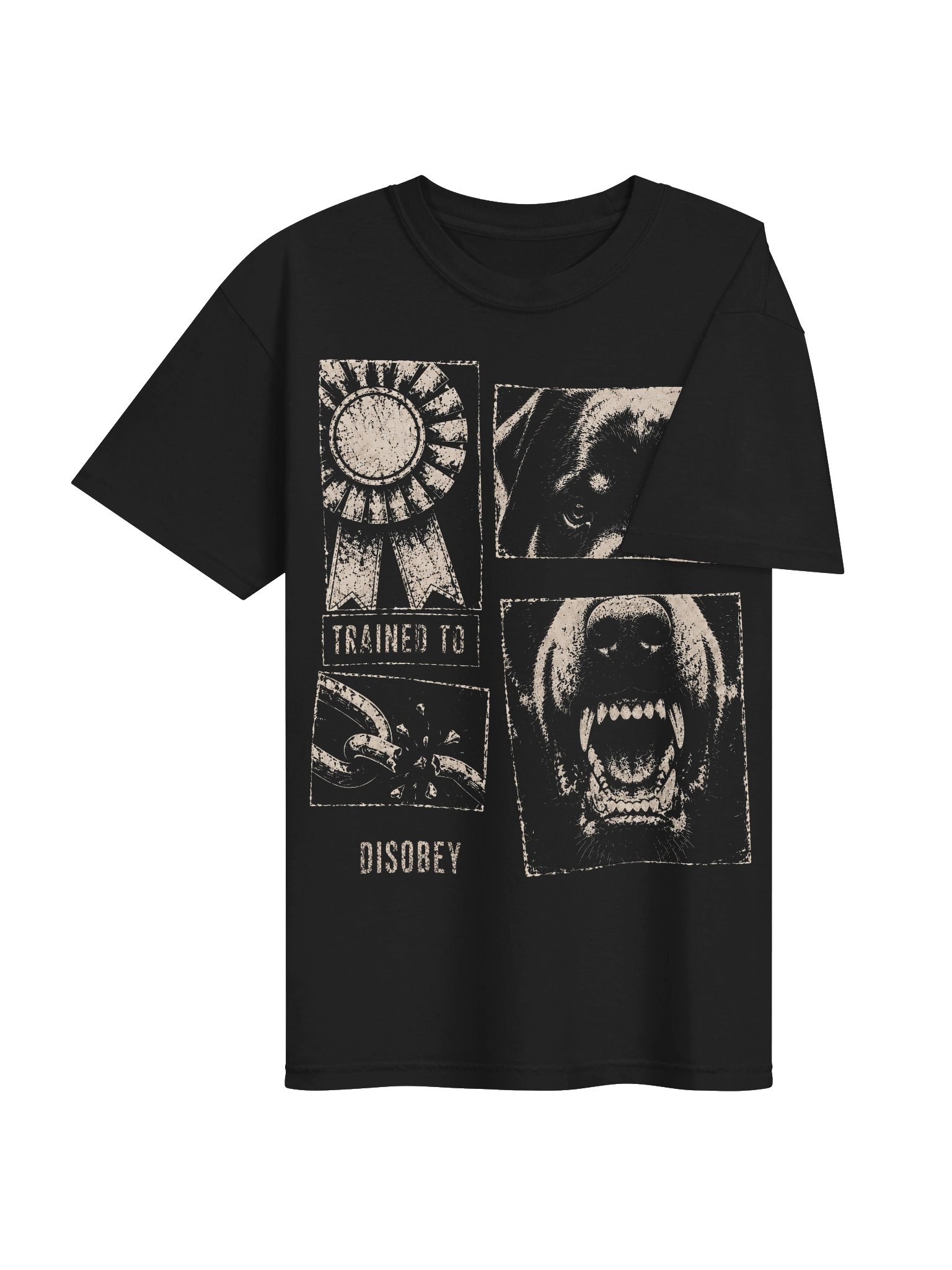 Rottweiler Trained to Disobey Heavyweight Vintage Graphic Tee product image (5)