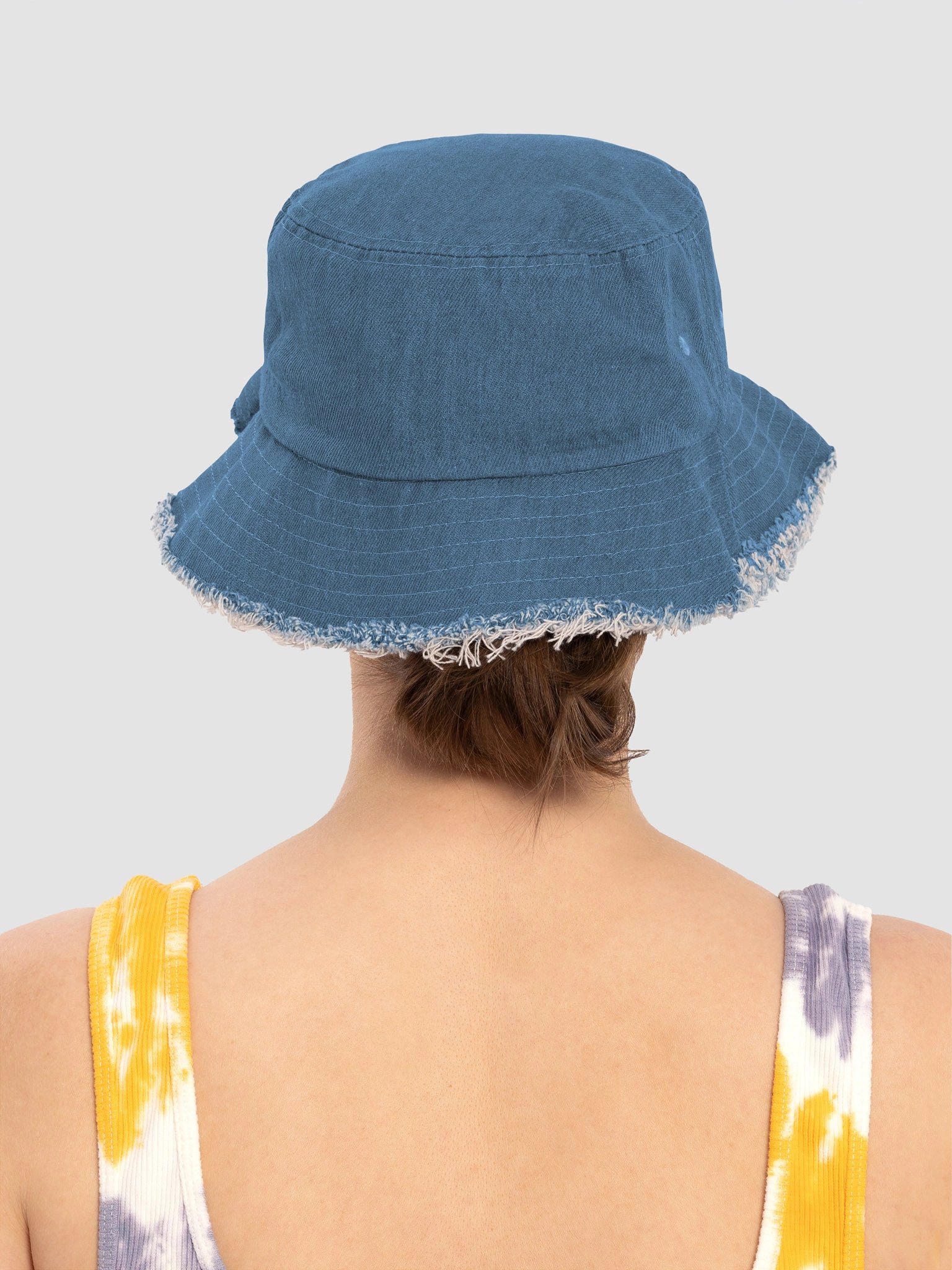 Isle of Wight Bright Logo Distressed Bucket Hat product image (5)