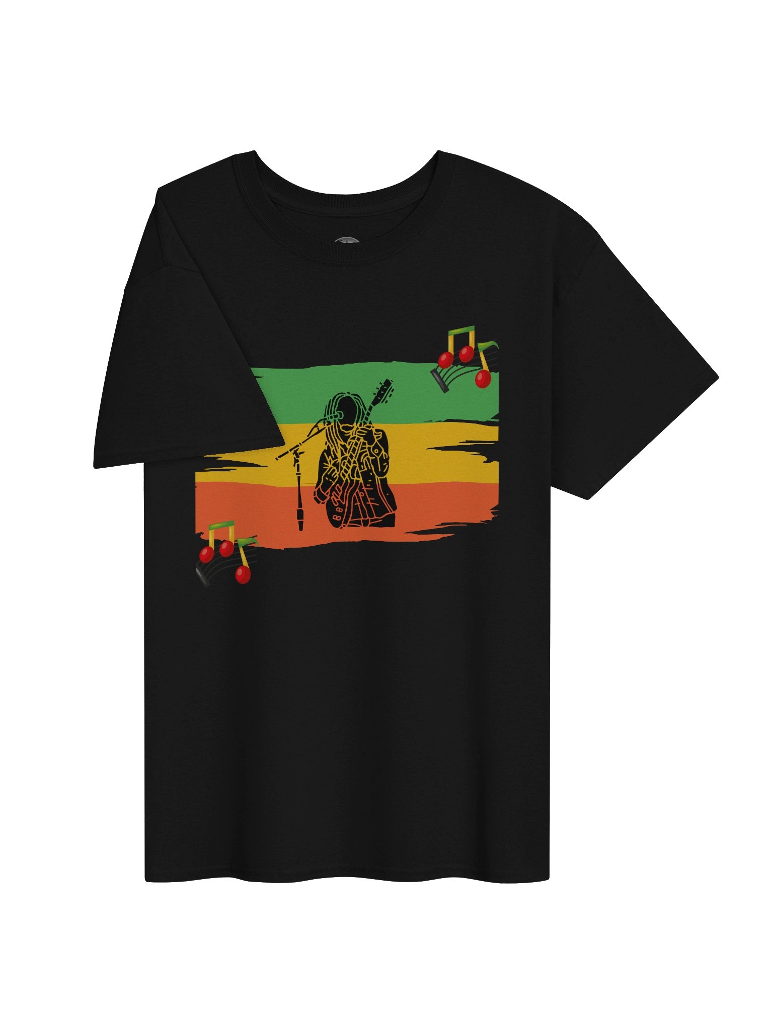 Edgy Guitarist Graphic Art Tee product image (3)