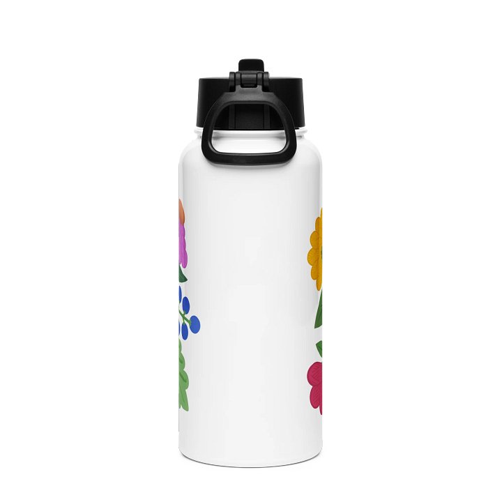 Floral Yarn 32oz Water Bottle product image (2)