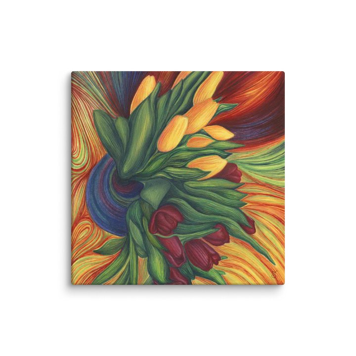 Blank Canvas Masterpieces - Yellow and Purple Tulips product image (1)