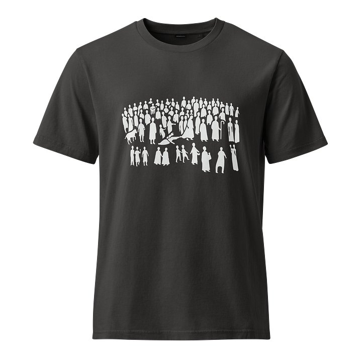 Pixelated Crowd Unisex Tee product image (1)
