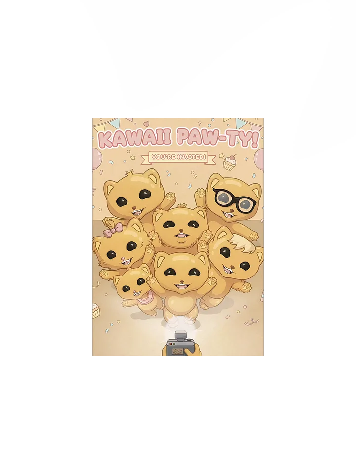 KITTEN NUGGET PAW-TY POSTER product image (2)