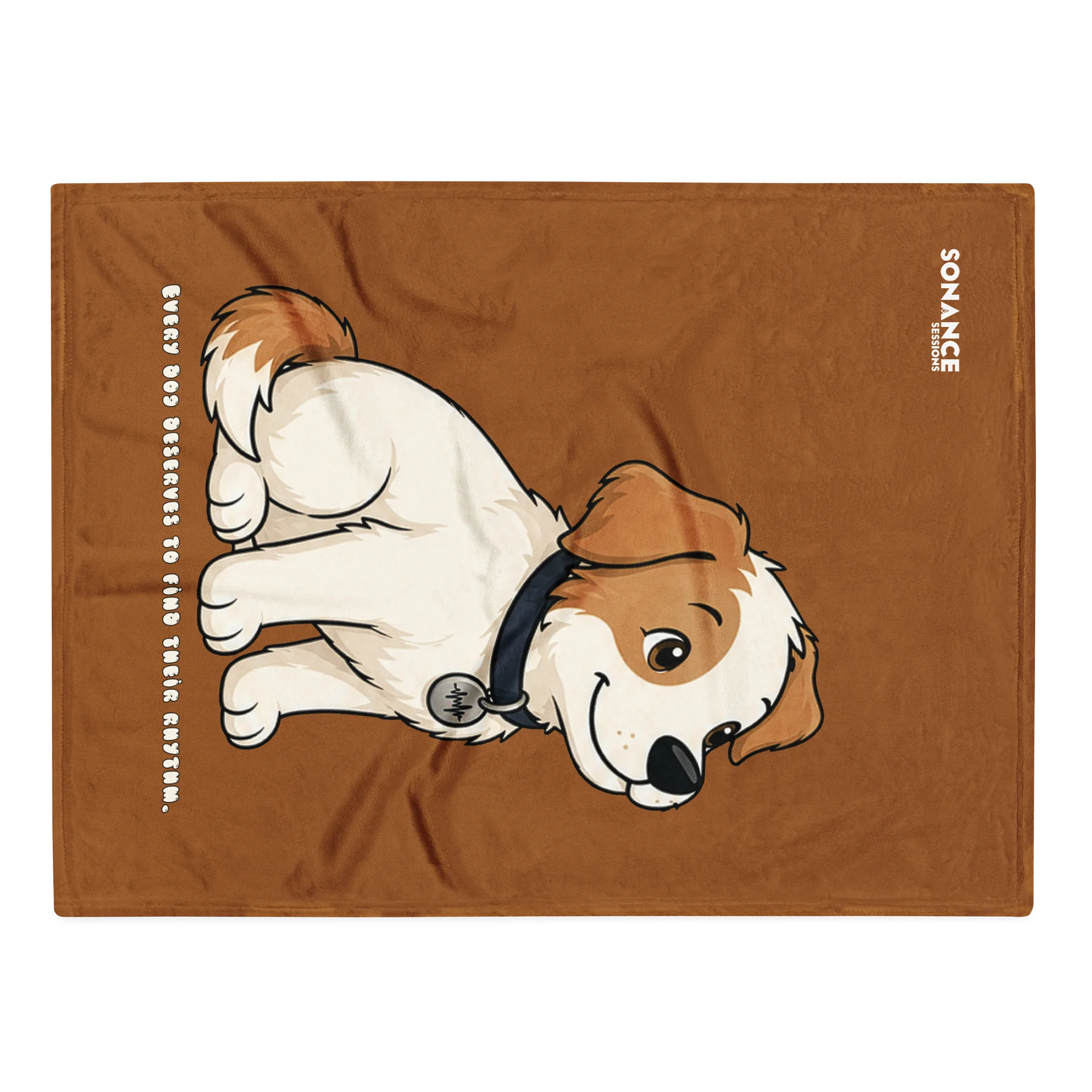 Sonance Dog Throw Blanket (Look Up) Rich Gold product image (1)