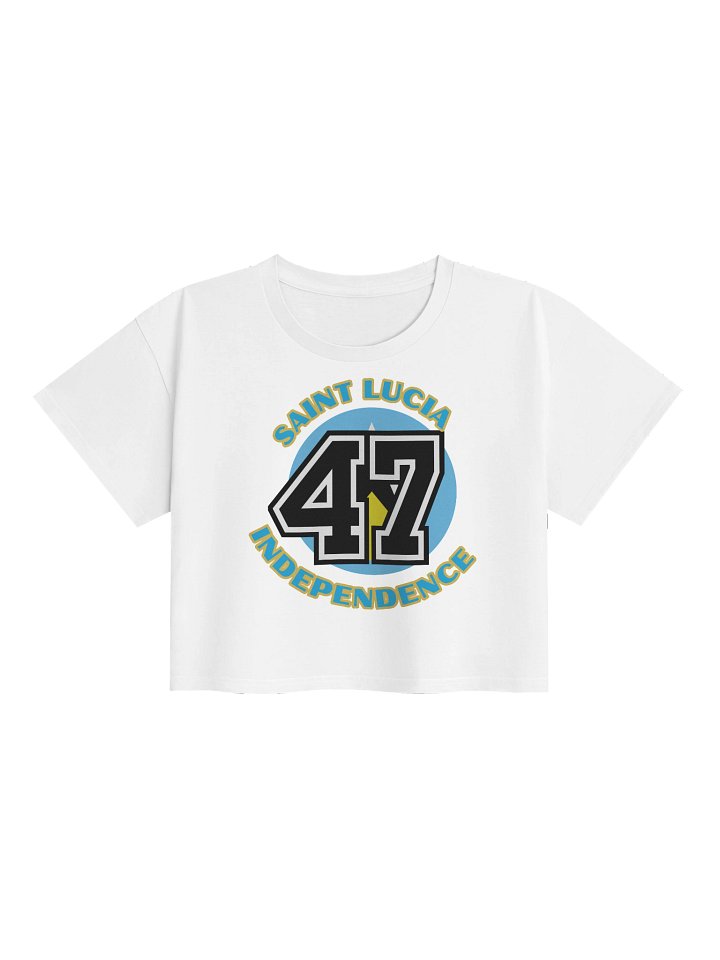 Saint Lucia Independence 47 Crop Top product image (7)