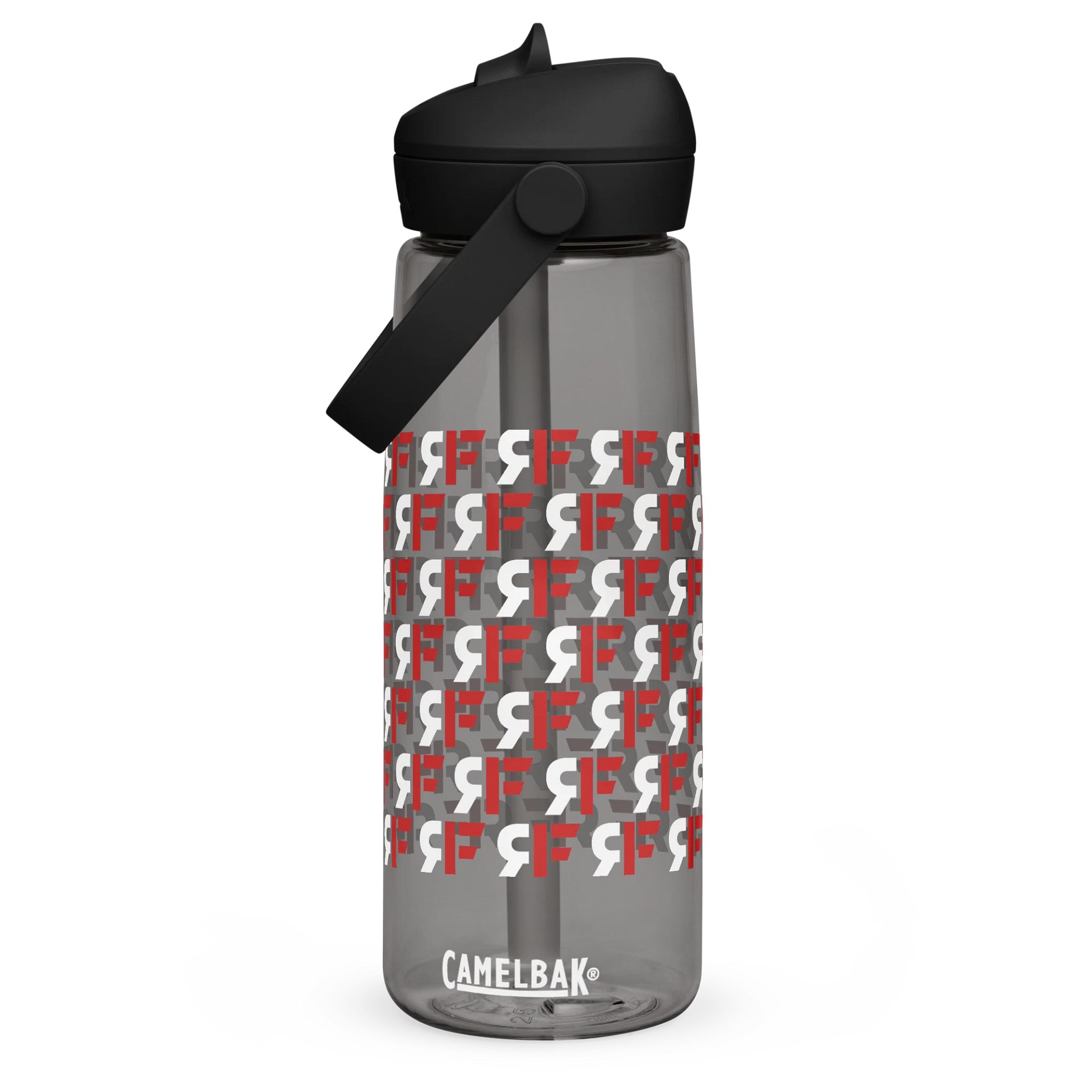 RFG Logo Thrive® Geometric Grid Flip Straw Bottle product image (3)