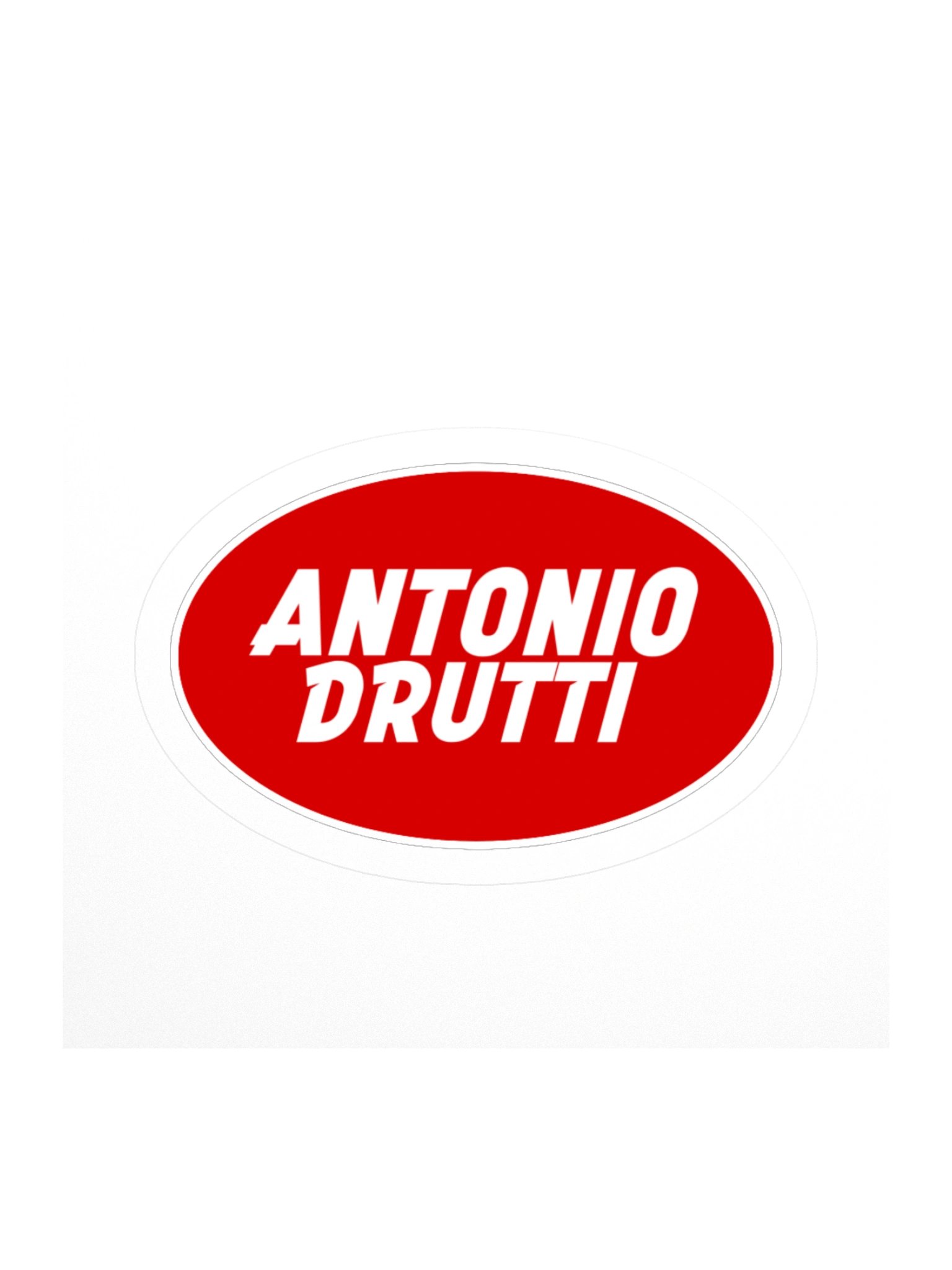 Antonio Drutti LOGO 2025- Sticker Versie 1 product image (1)