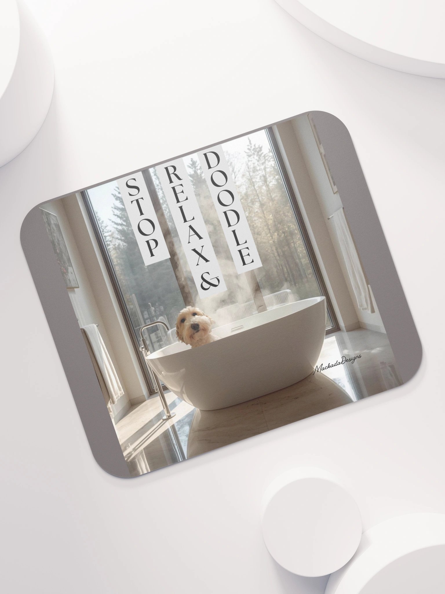 Stop, Relax & Doodle Mouse Pad product image (7)