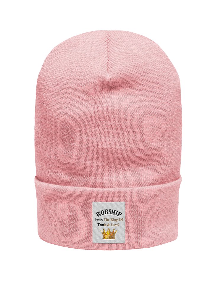 Pink Worship Beanie product image (1)