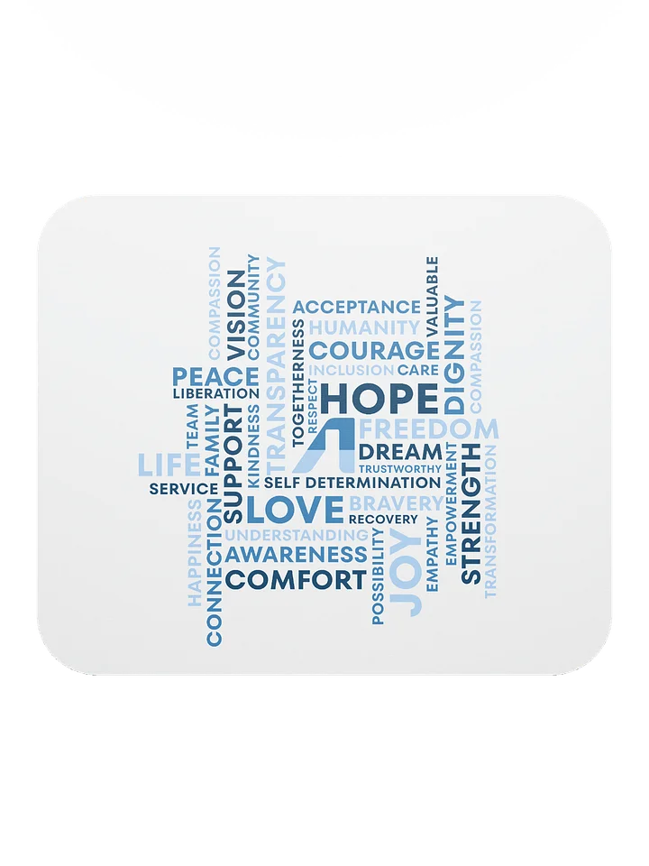 Word Cloud Mousepad product image (2)