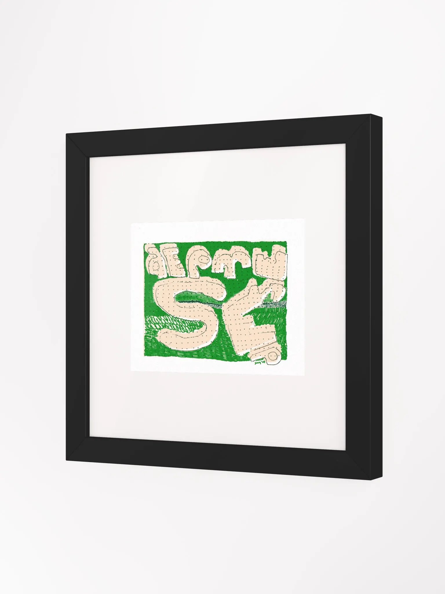 depressed Panel Card Print Framed product image (3)